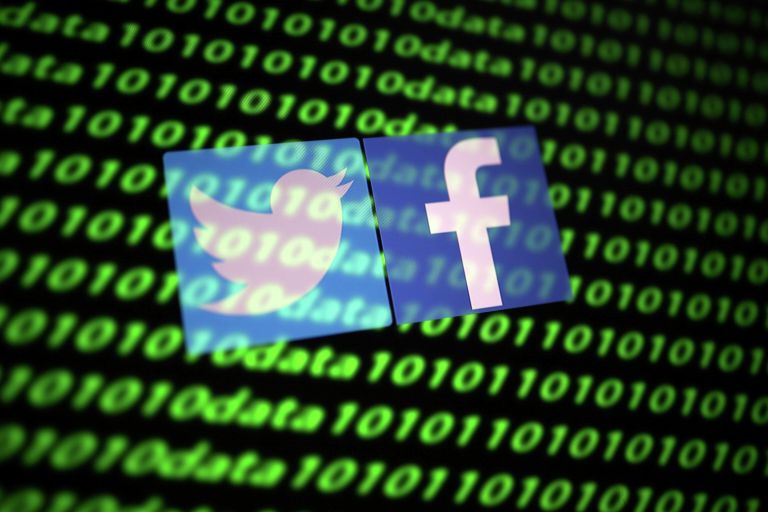 Социальные сети Twitter и Facebook Социальные сети Twitter и Facebook