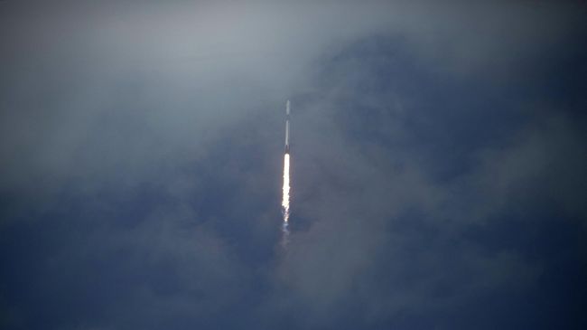 Запуск Falcon 9 с двумя астронавтами НАСА на борту корабля Crew Dragon