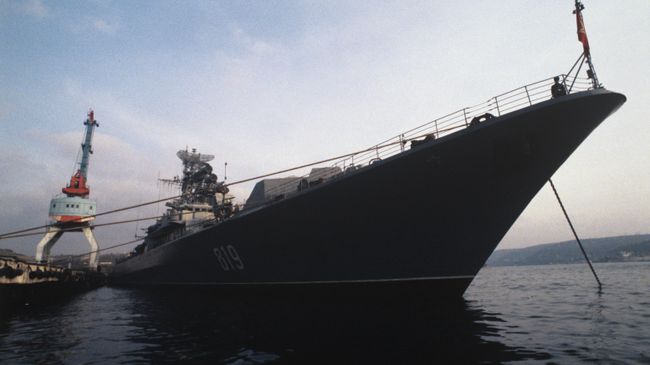 Один из кораблей Черноморского флота ВМФ России Один из кораблей Черноморского флота ВМФ России
