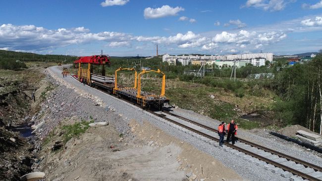 Строительство железной дороги