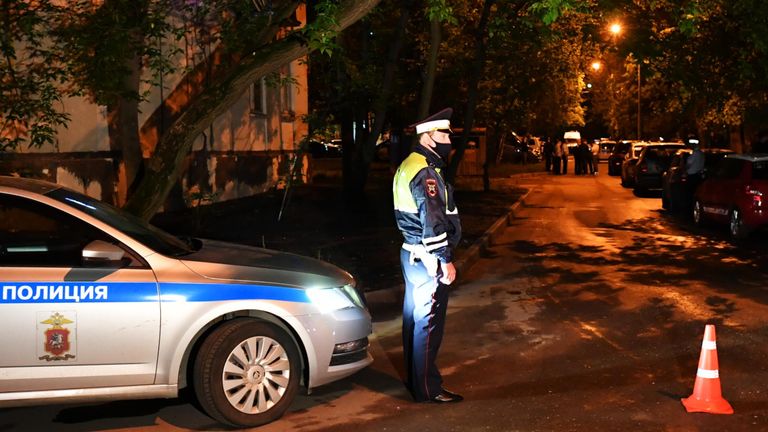 Сотрудник полиции в Москве Сотрудник полиции в Москве