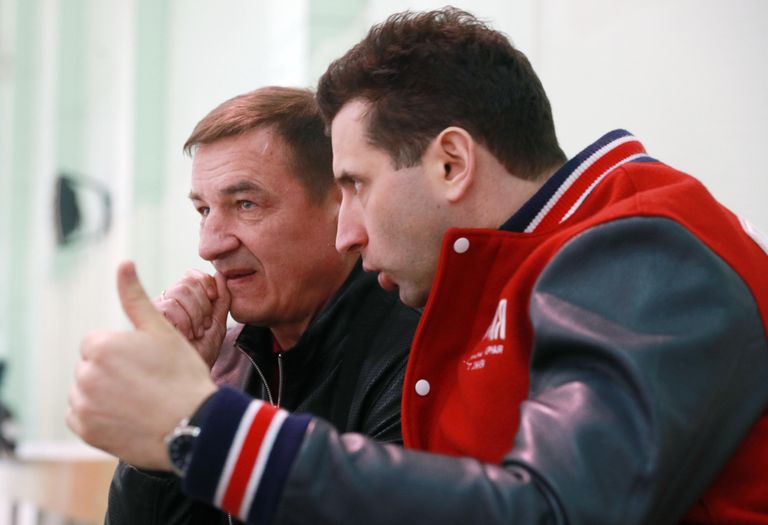 Хоккей. Тренировка сборной России