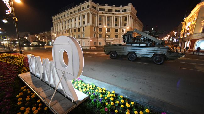 Репетиция военной техники к параду Победы во Владивостоке Репетиция военной техники к параду Победы во Владивостоке