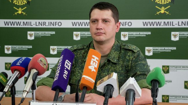 Официальный представитель Народной милиции ЛНР  Яков Осадчий