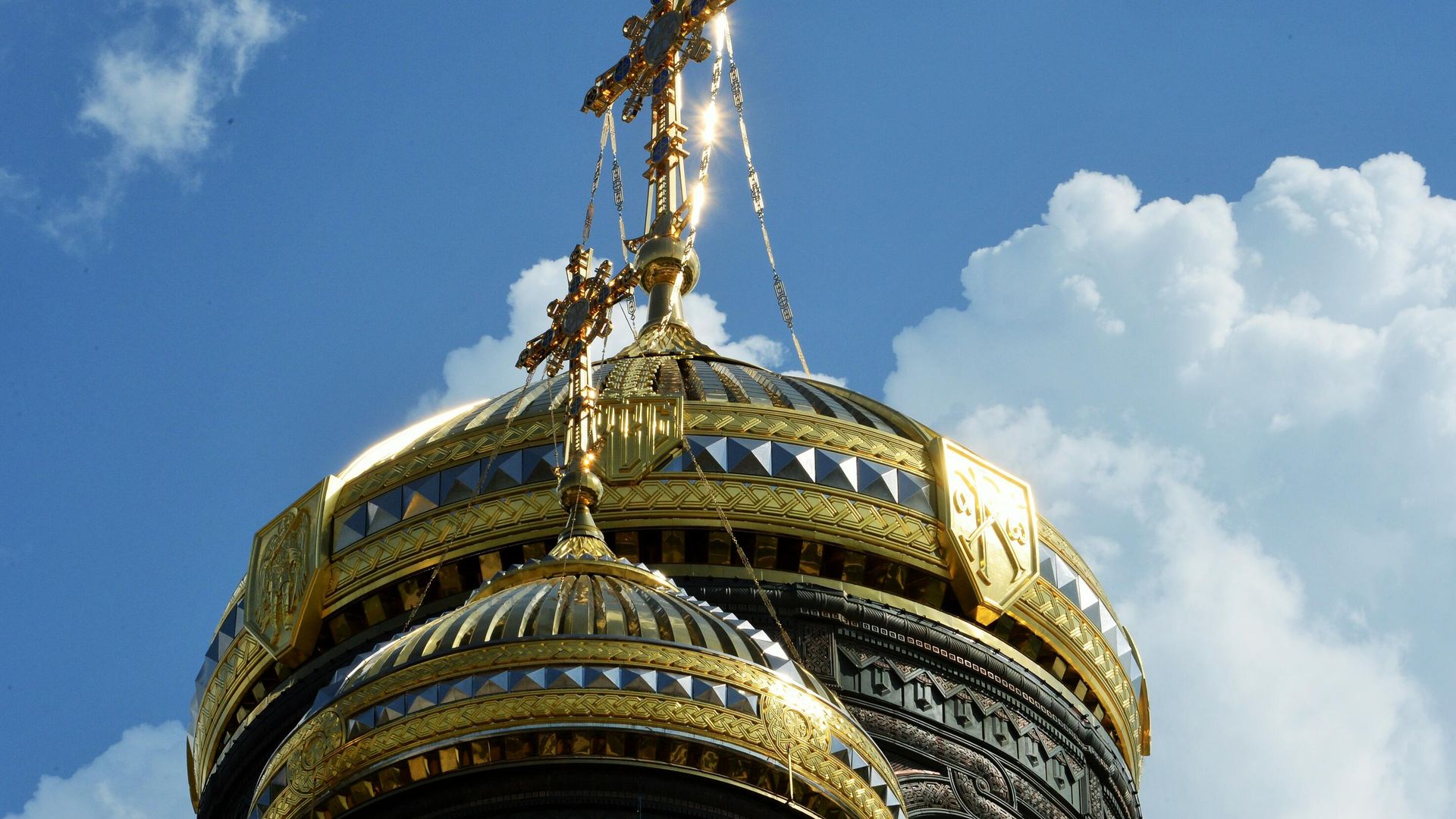 Купола храма Купола храма - РИА Новости, 1920, 30.04.2023