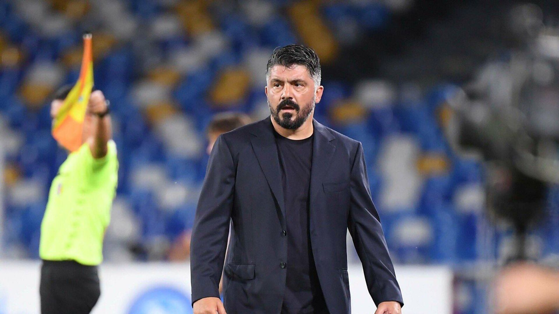 Главный тренер футбольного клуба Наполи Дженнаро Гаттузо Главный тренер футбольного клуба Наполи Дженнаро Гаттузо - РИА Новости, 1920, 09.06.2022