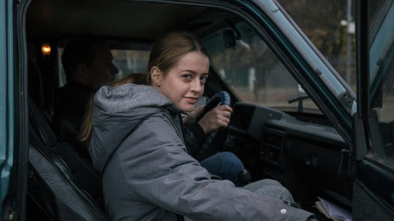 На съемках сериала Надежда