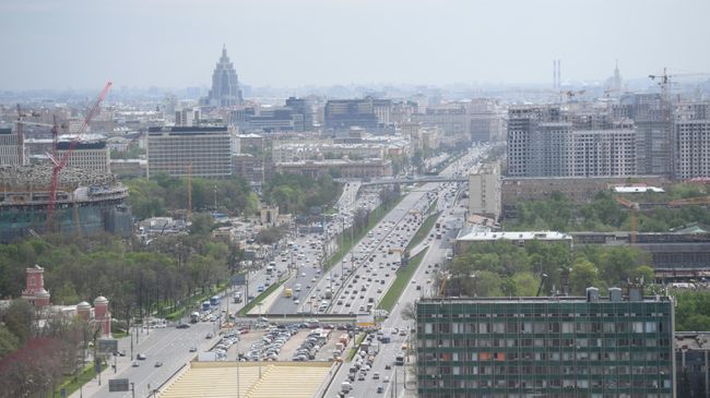 Ленинградский проспект в Москве