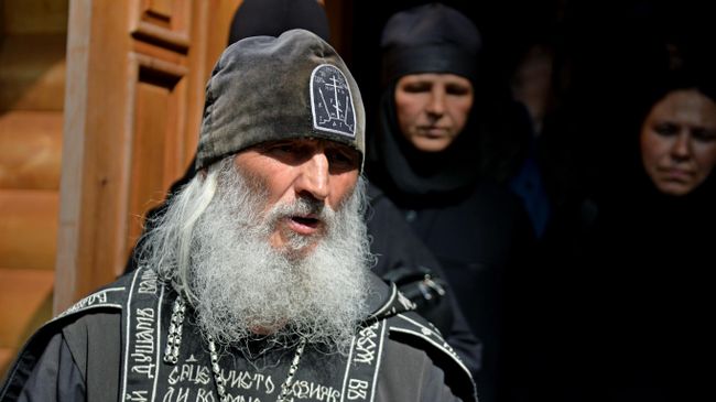 Схиигумен Сергий в Среднеуральском женском монастыре в Свердловской области