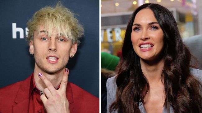 Американский рэпер Colson Baker (Machine Gun Kelly) и американская актриса и фотомодель Меган Фокс Американский рэпер Colson Baker (Machine Gun Kelly) и американская актриса и фотомодель Меган Фокс
