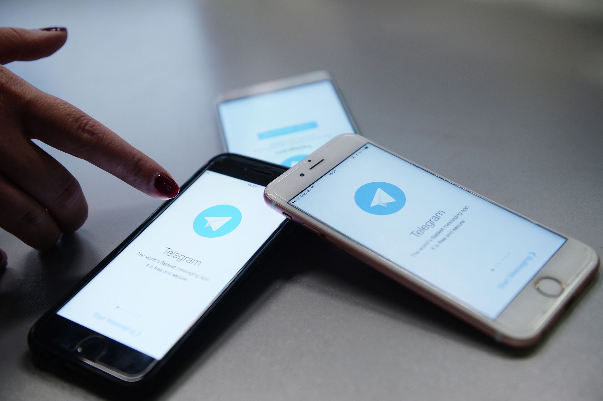 Мессенджер Telegram на экране телефона Мессенджер Telegram на экране телефона - РИА Новости, 1920, 10.02.2026