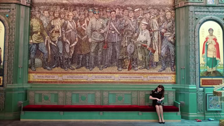 Собор Воскресения Христова - главный храм Вооруженных сил РФ. Подмосковье, парк Патриот.