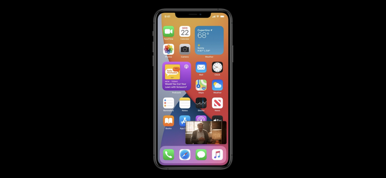 Скриншот с конференции для разработчиков Apple WWDC 2020
