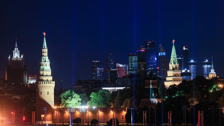 Акция Лучи Победы в Москве Акция Лучи Победы в Москве