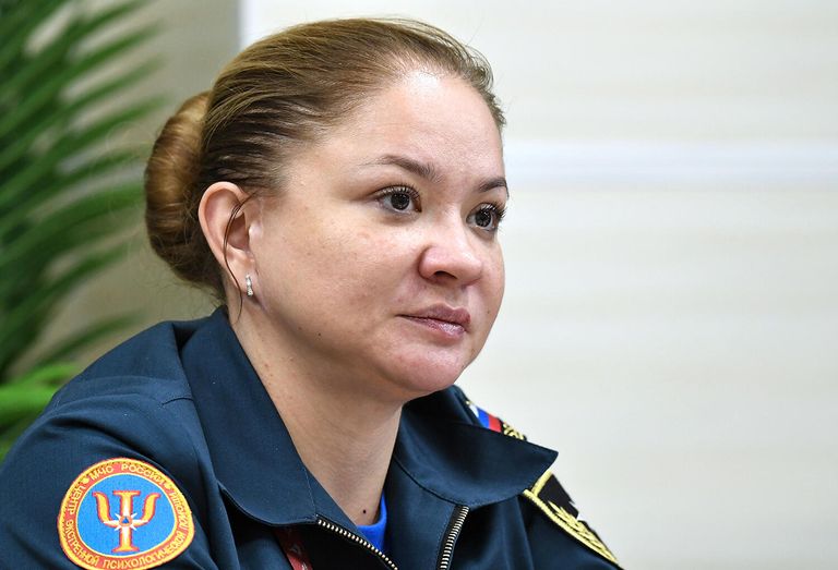 Директор Центра экстренной психологической помощи МЧС Юлия Шойгу