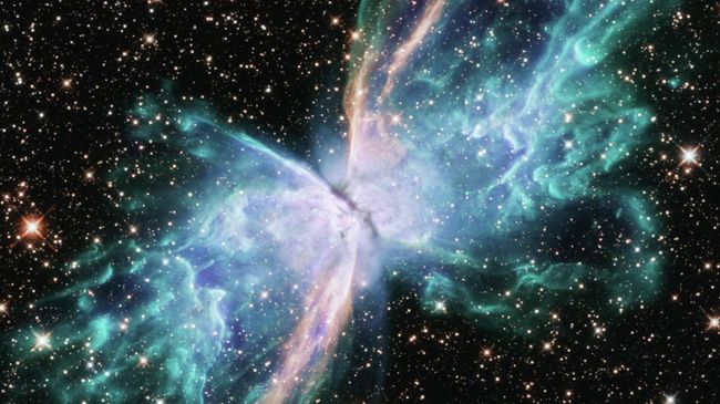 Биполярная планетарная туманность NGC 6302 (Бабочка) Биполярная планетарная туманность NGC 6302 (Бабочка)