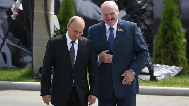 Президент РФ Владимир Путин и президент Белоруссии Александр Лукашенко Президент РФ Владимир Путин и президент Белоруссии Александр Лукашенко