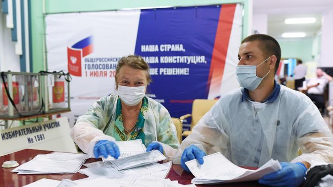 Подсчет голосов по итогам голосования по поправкам в Конституцию РФ Подсчет голосов по итогам голосования по поправкам в Конституцию РФ