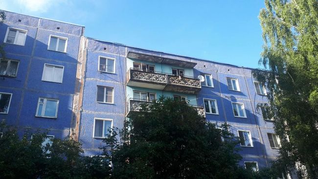 Жилой дом в Кирове, где произошел хлопок газовоздушной смеси Жилой дом в Кирове, где произошел хлопок газовоздушной смеси