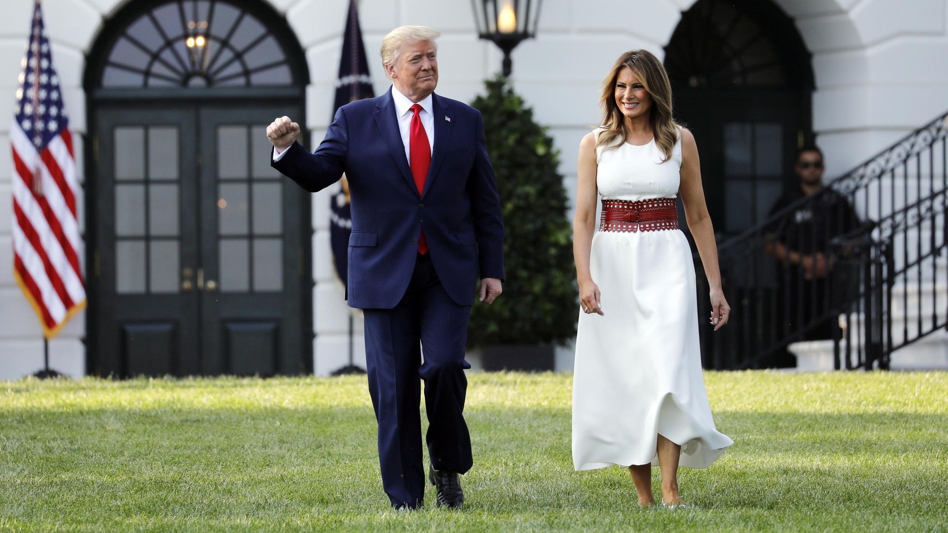 Президент США Дональд Трамп с супругой Меланьей - РИА Новости, 1920, 30.09.2025