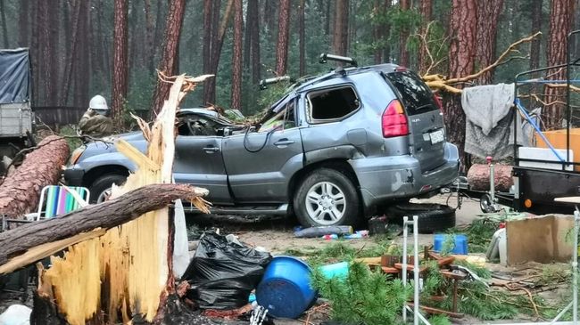 Разрушенный палаточный лагерь на берегу озера Маслеево в Дзержинском районе Красноярского края Разрушенный палаточный лагерь на берегу озера Маслеево в Дзержинском районе Красноярского края