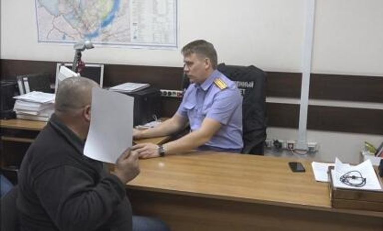 Следователь Карчевский допрашивает Шувалова
