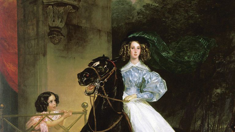 Карл Брюллов. Всадница, 1832. Государственная Третьяковская галерея, Москва