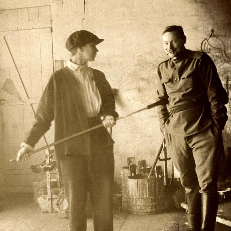 Наталья Гончарова и Михаил Ларионов, 1913 год 