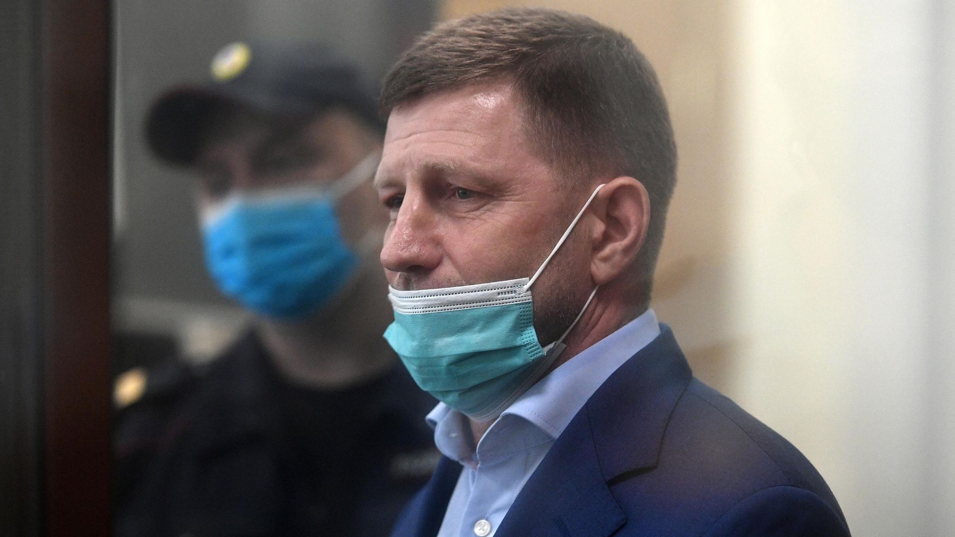 Губернатор Хабаровского края Сергей Фургал в Басманном суде Москвы Губернатор Хабаровского края Сергей Фургал в Басманном суде Москвы - РИА Новости, 1920, 31.08.2020
