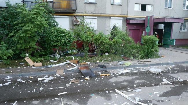 На месте взрыва бытового газа в жилом многоквартирном доме в Нижнем Новгороде На месте взрыва бытового газа в жилом многоквартирном доме в Нижнем Новгороде