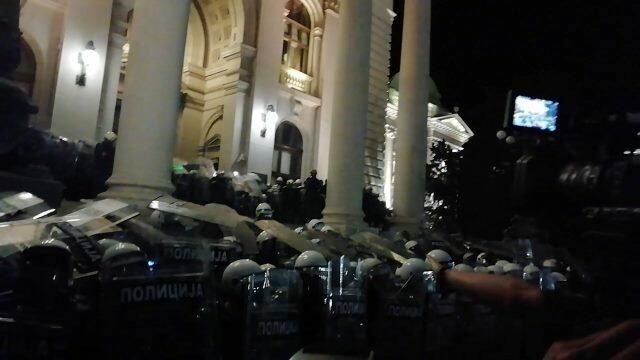 Кадры антиправительственного митинга в Белграде Кадры антиправительственного митинга в Белграде - РИА Новости, 1920, 11.07.2020