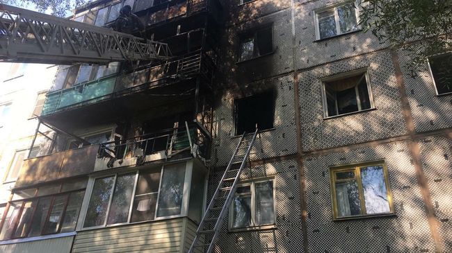 Пожар в Туле Пожар в Туле