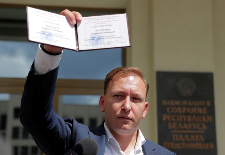 Кандидат в президенты Белорусии Андрей Дмитриев Кандидат в президенты Белорусии Андрей Дмитриев