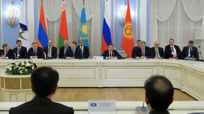 Первое заседание межправительственного совета ЕАЭС. 6 февраля 2015 года Первое заседание межправительственного совета ЕАЭС. 6 февраля 2015 года