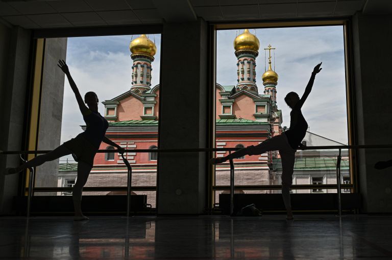 Репетиция в театре Кремлевский балет