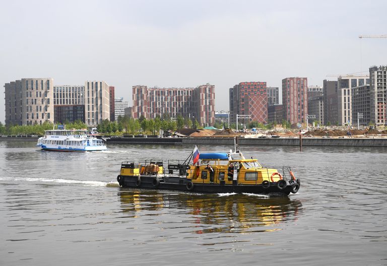 Работа технического флота Мосводостока Работа технического флота Мосводостока