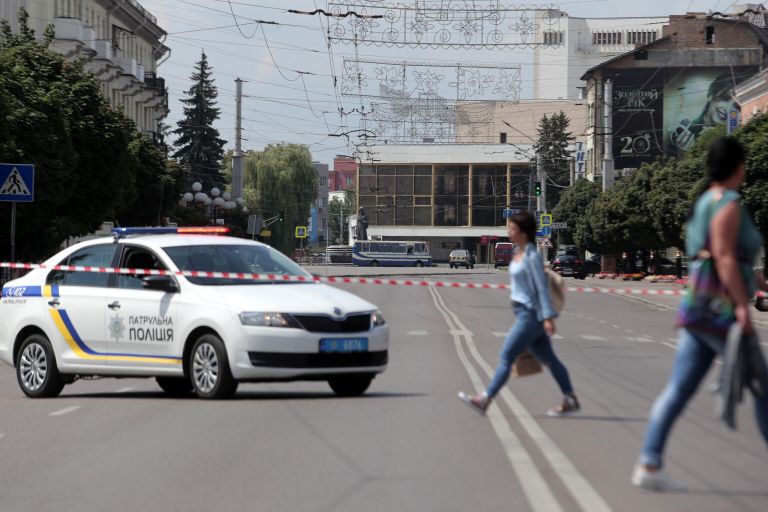 Захват заложников в Луцке Захват заложников в Луцке