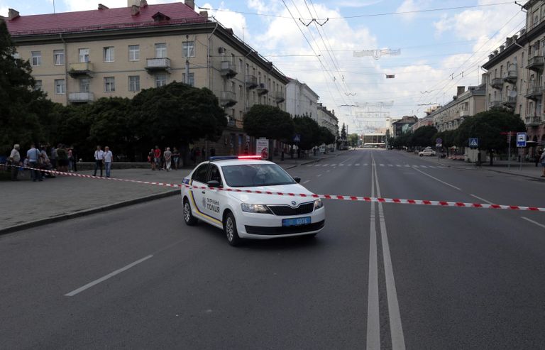 Захват заложников в Луцке Захват заложников в Луцке