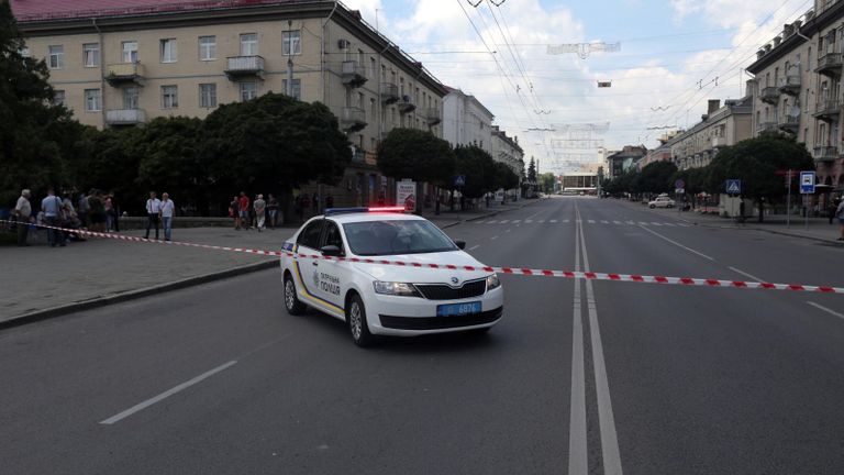 Захват заложников в Луцке Захват заложников в Луцке