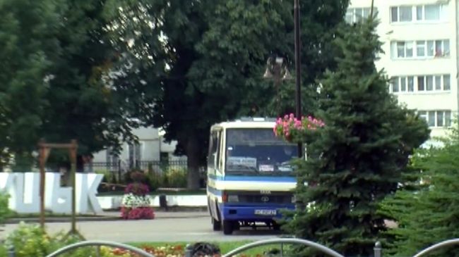 Захват заложников в Луцке. Кадр видео Захват заложников в Луцке. Кадр видео