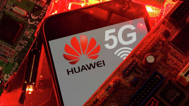 Логотип Huawei и 5G Логотип Huawei и 5G