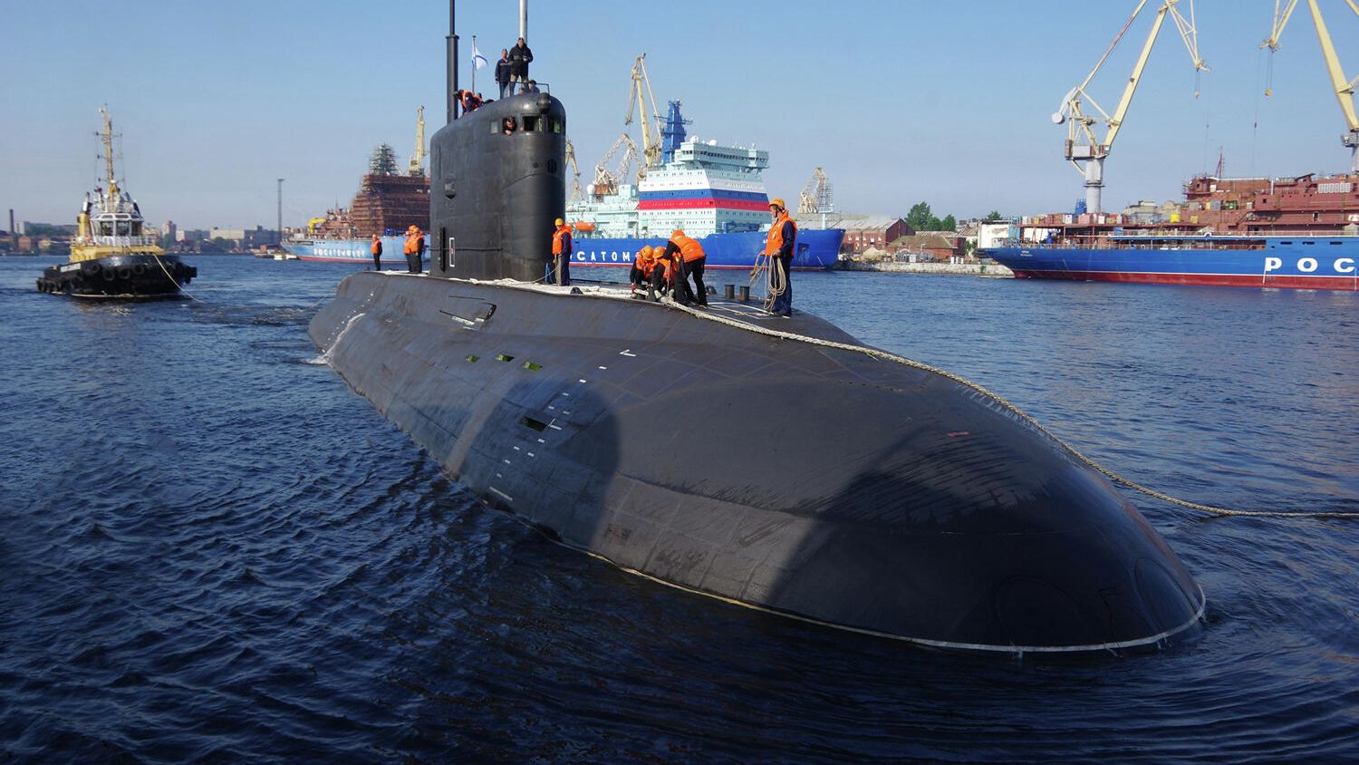 Большая дизель-электрическая подводная лодка Волхов Большая дизель-электрическая подводная лодка Волхов - РИА Новости, 1920, 26.10.2020