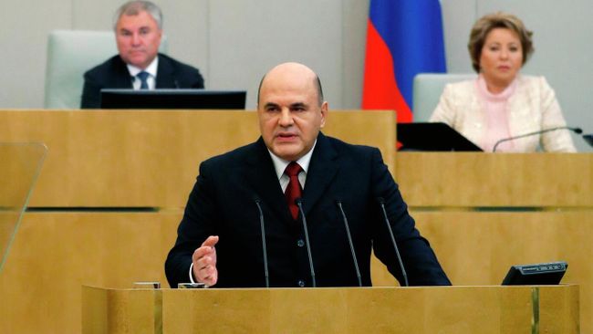 Премьер-министр РФ Михаил Мишустин выступает в Государственной думе РФ с отчетом о работе правительства за 2019 год Премьер-министр РФ Михаил Мишустин выступает в Государственной думе РФ с отчетом о работе правительства за 2019 год