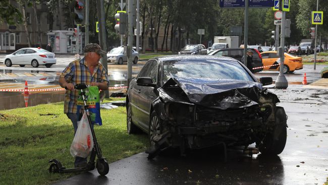 Последствия ДТП на юго-востоке Москвы Последствия ДТП на юго-востоке Москвы