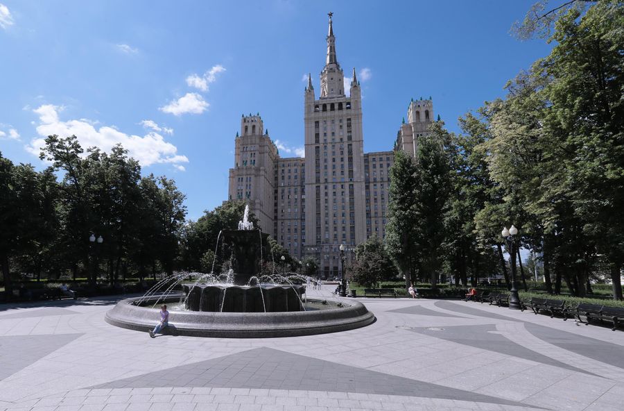 Благоустройство пешеходных зон на Садовом кольце