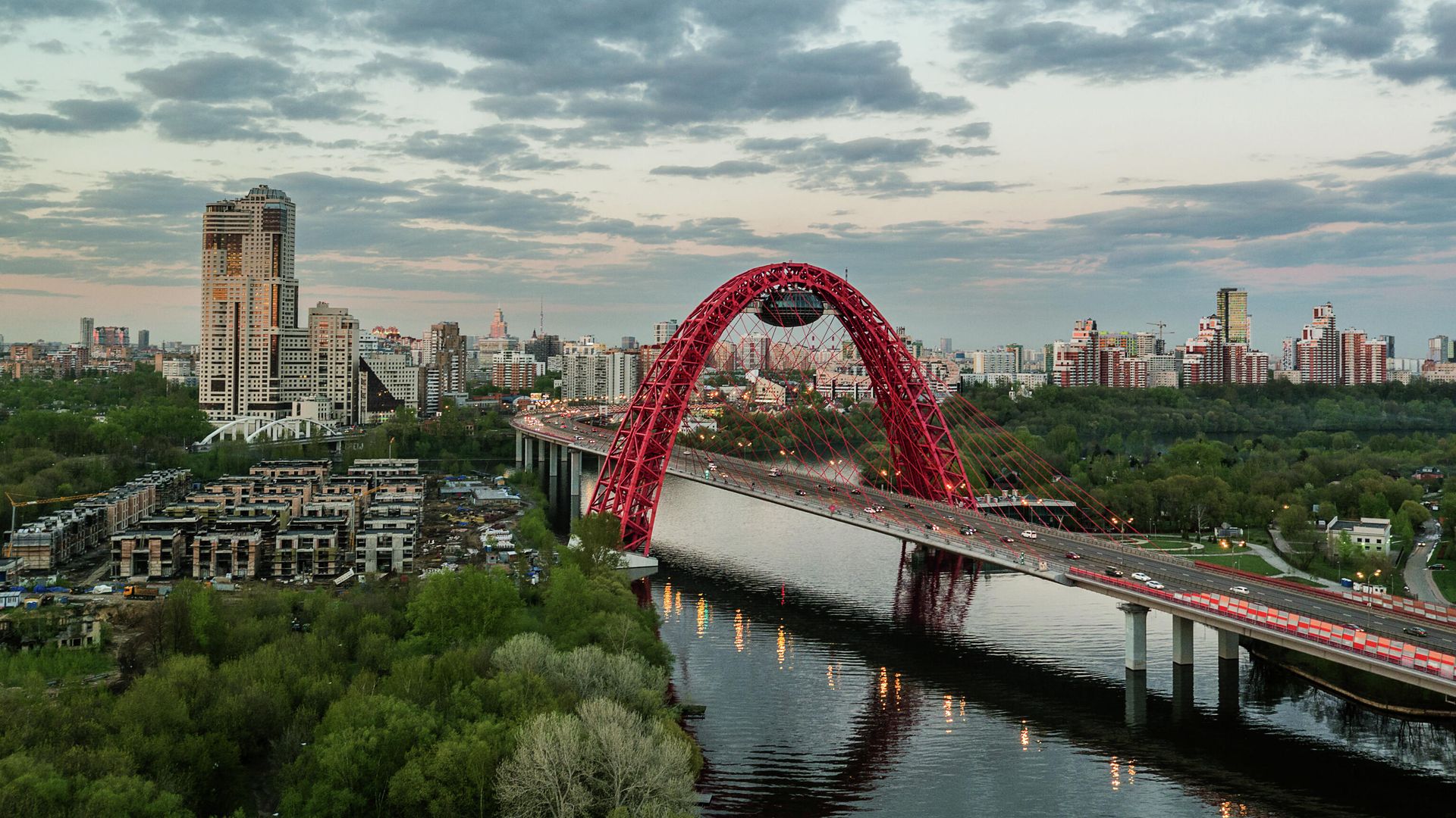 Живописный мост через Москву-реку. Живописный мост через Москву-реку. - РИА Новости, 1920, 07.08.2020