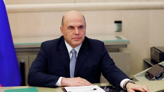 Председатель правительства РФ Михаил Мишустин проводит в режиме видеоконференции совещание с членами кабинета министров РФ