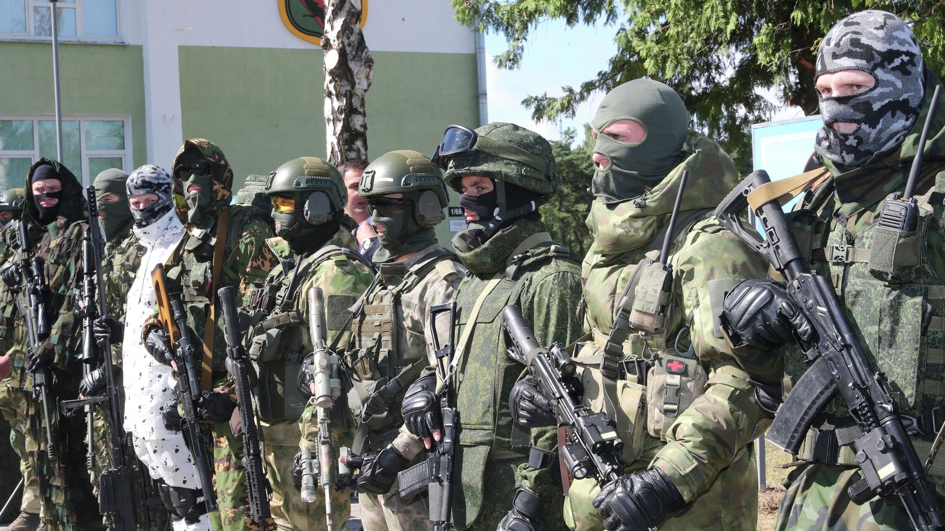 Военнослужащие спецназа белорусской армии Военнослужащие спецназа белорусской армии - РИА Новости, 1920, 13.12.2022