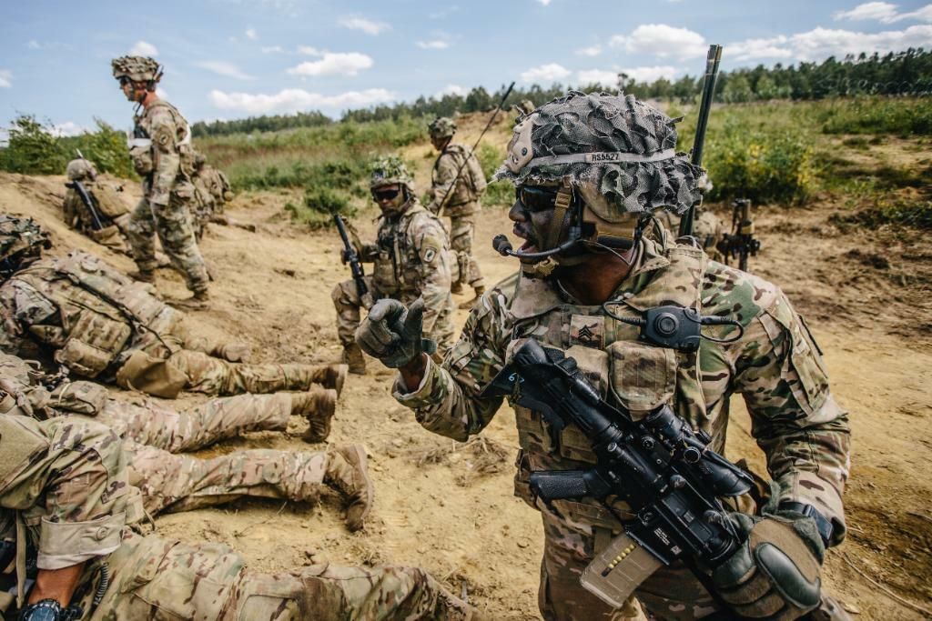 Американские военные во время учений в Германии Американские военные во время учений в Германии - РИА Новости, 1920, 09.12.2020
