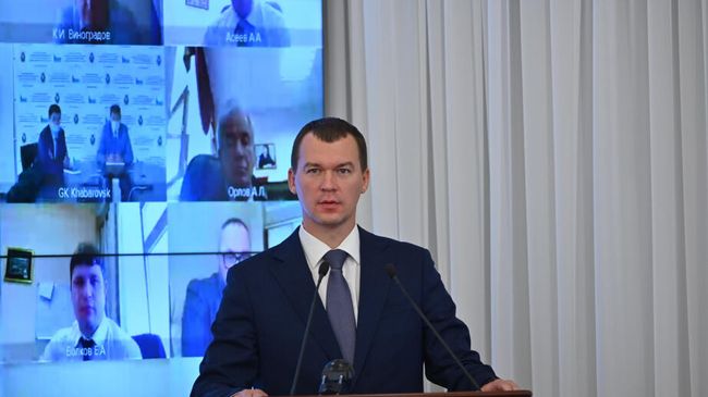 Врио губернатора Хабаровского края М. Дегтярев Врио губернатора Хабаровского края М. Дегтярев